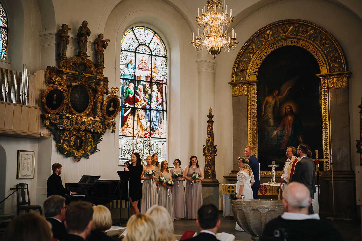 Bröllop Ulrika Eleonora kyrka Söderhamn Fotograf Yohanna Mårtensson