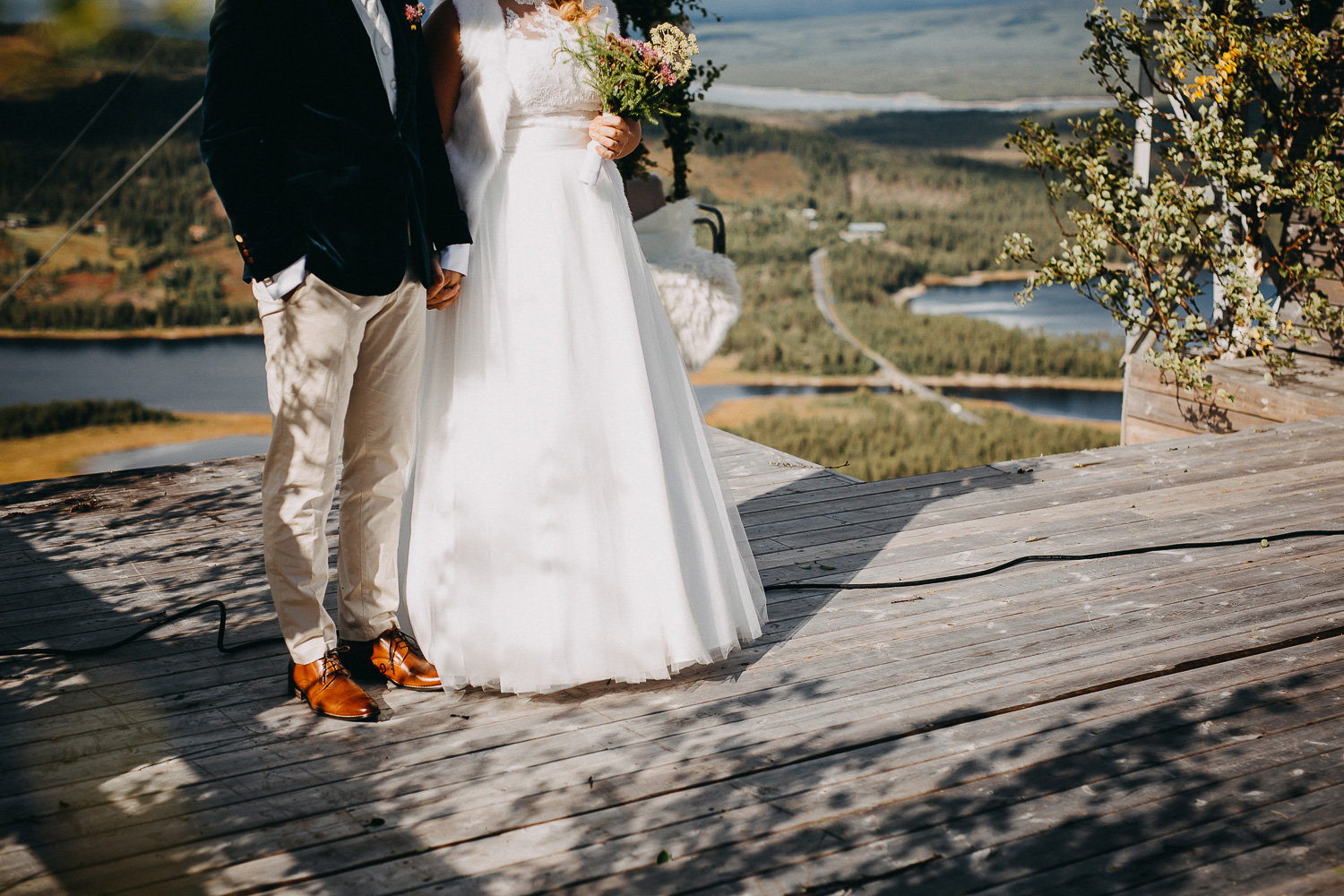 Höstbröllop Tännaskröket Bröllopsfotograf Yohanna Mårtensson